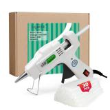 Krightlink Hot Glue Gun Kit with 30 Glue Sticks, Fast Preheating Hot Melt, High Temp for School Crafts DIY Arts and Quick Home Repairs (20w)