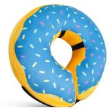 Katoggy Inflatable Dog Cone Collar for After Surgery, Soft Adjustable Blow up Donut E-Collar for Small Medium Large Dog and Cats