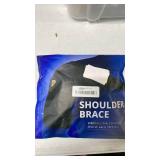 Shoulder Brace for Women & Men | Support for Torn Rotator Cuff & Other Shoulder Injury - Ac Joint, Dislocated, Separated, Frozen Shoulder | Neoprene Compression Wrap | by FIGHTECH (BLK, S-M)