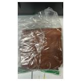 GEGELICA Faux Leather Boho Decorative Throw Pillow Covers Brown, Set of 2 20X20 Inch Modern Waterproof Geometry Splicing Square Pillow Cover, for Outdoor Room Couch Living Bedroom Home Decor