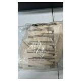 H.VERSAILTEX Velvet Stretch Couch Cushion Cover Plush Cushion Slipcover for Chair Cushion Furniture Protector Seat Cushion Sofa Cover (1 Piece Armchair Cushion Covers, Cream)