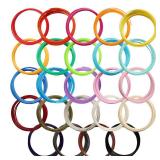 MIKA3D 24 Colors 1.75mm ABS 3D Pen Printer Filament Refill, Each Color 3.5m, Total 84m ABS Material, Support for MYNT3D / SCRIB3D 3D Printing Pen, Not Fit for 3Doodler Pen