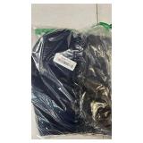 COMENII Scrubs for Women, Knit Yoga Waistband Straight Leg Cargo Pants, Classic Fit Womens Scrubs Pants-R-Navy 3XL