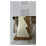 Cinnvoice 7 Pcs Brown Christmas Tree Honeycomb Centerpiece Minimalist 3D Paper Trees Centerpiece Neutral Modern Christmas Decor Rustic Reusable Xmas Paper Table Decoration for Xmas Winter Home Decor