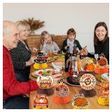 12 Psc Friendsgiving Party Decorations,Friendsgiving Table Decorations,Friends Themed Friendsgiving Decorations,Friendsgiving Centerpieces Honeycomb for Tables