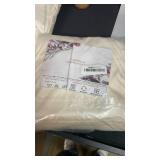 10x10ft Wrinkle Free Ivory Backdrop Curtain for Parties Soft Fabric Drapes Wedding Ivory Curtain Backdrop for Birthday Party Decorations Background for Photography 5x10ft,2 Panels