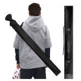 Philbinden Sword Bag 50\" Black Sword Case Sword Cover with Adjustable Straps Katana Sheath for Cosplay Costume and Party,Large Size Sword Bag Carrying Case for Japanese Sword Swords Storage Bag