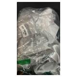 Syhood 8 Pieces Christmas Cabinet Big Bows Door Decorative Ribbon Festive Large Cabinet Ribbon Bows for Kitchen Cabinets Furniture Room Decorations (Silver)