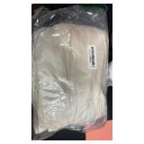 10x10ft Wrinkle Free Ivory Backdrop Curtain for Parties Soft Fabric Drapes Wedding Ivory Curtain Backdrop for Birthday Party Decorations Background for Photography 5x10ft,2 Panels