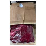 Suncalla 14 ft Christmas Bows Garland for Stairs Decoration Xmas Fence Outdoor Decor 6 Pcs 24 x 12 Inch Large Christmas Velvet Bows for Xmas Party Indoor Outdoor Fireplace Mantle Supplies(Burgundy)