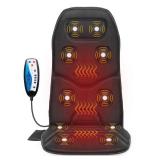 COMFIER Back Massager Seat Cushion with Heat,10 Vibration Motors, Massage Chair Pad,Chair Massager for Pain Relief at Office/Home,Christmas Gifts for Men Women