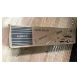 HEEYA Ice Scraper and Brush for Car, Extendable Snow Brush and Ice Scraper for Car Windshield Window, Car Snow Scraper and Brush with Foam Grip for SUV Truck Automobile Vehicle - Purple