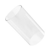 SUNWO Borosilicate Glass Candle Holder, Clear Glass Chimney, Hurricane Candle Holders - Diameter 5\", Height 12