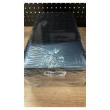 TrashAid Bathroom Trash Can, 2.6 Gallon / 10 Liter Small Garbage Can with Press Top Lid, Plastic Wastebasket with Pop-up Lid for Toilet, Office, Bedroom, Living Room, Black