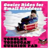 Flexible Flyer Pad for Baby Pull Sleigh, Toddler Boggan Sled Cushion 43 x 8.5 x .5\"