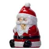 Pacific Giftware Xmas Christmas Santa Ceramic Cookie Jar
