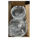 WELLIFE 12 oz Clear Plastic Cups, 50 Pcs Disposable Wine Glasses Stemless Cocktail Punch Cups for Party Cold Drinking Wedding, Picnic, Christmas New Year