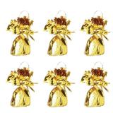 Beistle Metallic Wrapped Balloon Weight â 6 Pack, Gold Balloon Centerpiece Bouquet Holders, Party Decoration Accessories for Birthdays, Weddings, Graduations, and Retirement Celebrations, 6 Oz