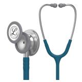 3M Littmann Classic III Monitoring Stethoscope, 5623, More Than 2X as Loud, Weighs Less, Stainless Steel Chestpiece, 27\" Caribbean Blue Tube