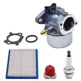 Autoparts Carburetor Replacement for Briggs Stratton Murray Craftsman Snapper 22 Push Mower 6-6.75 HP Engine with Air Filter Spark Plug