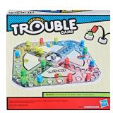 Hasbro Gaming Trouble Board Game for Kids Ages 5 and Up 2-4 Players