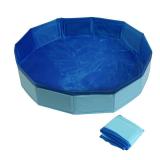 Goblfu Bearded Dragon Foldable Bath Pool, Collapsible Wading Pool, Swimming Pool Bathtub for Puppy Small Dogs Cats