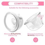 Belmikal Silicone 17mm Flange Compatible with Momcozy/Tsrete/Kmaier Wearable Breast Pump,Shield/17mm Flange Insert Replacement, Use with Wearable S9|S10|S12|S9 Pro|s12 Pro Pump Parts/Accessories