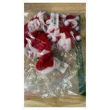 GHAMYEE 24pcs Mini Santa Hat Crafts 2inch 3inch, Small Santa Hat for Craft Ornament Pet Wine Accessory Set Bulk Santa hat for Craft Tiny Miniature Christmas Hats Crafted Xmas Decor