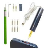 Damaged Screw Removal for iPhone, iPhone Repair Tool, Broken Screw Extractor Kit for Cell Phone,Targetting Small Screw Damaged can not Screw Out by Screwdriver, USB 5V2A Adapter Required