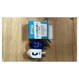 The Dreidel Company Hanukkah Game 2-Pack 3 Inches Extra Large Blue & White Wood Dreidels