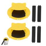 Mouse Trap Bucket with Auto-Reset Lid,Mouse Rat Trap Bucket Lid for Humane Rodent Control,5-Gallon Bucket Compatible-2PACK