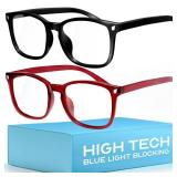 livho High Tech Blue Light Glasses - Advanced Blue Light Blocking Computer Glasses - Screen Fatigue & UV Protection