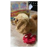 Tagitary Plush Toys Puppy Electronic Toy Dogs That Walk and Bark,Tail Wagging Fake Dog Interactive Dog Toy for Kids with Leash,Easter Christmas Birthday Gift for Toddlers Kids