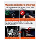 Gitank USB Bluetooth 5.3 Car Adapter Compatible for Infiniti,Nissan,GMC,Chevy,Honda,Ford,Mazda Music Interface Connector
