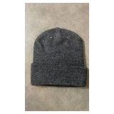10pk Kids Warm Knit Beanie Hat - Grey
