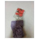 Washable Dog Diaper with Suspenders XS