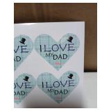 I Love My Dad Stickers 120ct
