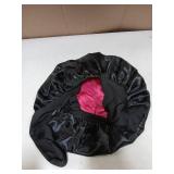 Double Layer Satin Silk Bonnet with Tie Band