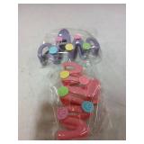 Jelly Color Wavy Hair Claw Clips 2pk