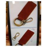Leather Keychain Brown