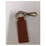Leather Keychain Brown