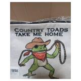 Country Toads Take Me Home Makeup Bag