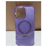 IPhone 16 Pro Max Case with Stand Purple