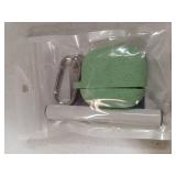 Airpods 4 Case Flower Engraved Case with Cleaner Kit and Keychain Grass Green