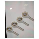 Uxcell 10mm Rod End Bearing M10 1.5mm Rod Ends Ball Joint Male Left Hand Thread 4pcs