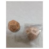 Food Decision Wooden Dice for Date Night 2pk