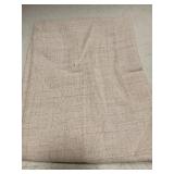 WelvetBLK Linen Valances for Windows, Light Filtering Faux Linen Textured Small Short Window Curtain for Bathroom Basement Farmhouse, Rod Pocket Top Half Curtains for Windows, 60Wx14L Inch