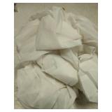 Simplebrand Sheer White Curtains 96 Inches Long, Light Filtering Rod Pocket Solid Color Window Sheer Curtain Panels, Elegant Curtains & Drapes for Living Room, Bedroom 2 Panels (White, 42" W x 96" L)