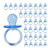 Baby Pacifier 2.5" Baby Shower Favors Decoration (Blue, 36 Count)