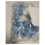 Baby Pacifier 2.5" Baby Shower Favors Decoration (Blue, 36 Count)